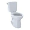 TOTO Toilet, 1.28 Gpf, E-Max, Floor Mount, Elongated, Cotton -TOTO Sales Store Z2stKwmcpIx