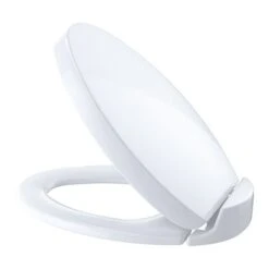 TOTO Seat, Oval, Soft, Close, Cotton, With Cover, Polypropylene, Elongated