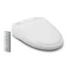 TOTO Bidet Seat, With Cover, Plastic, Round, White -TOTO Sales Store Z2stKymcpIx