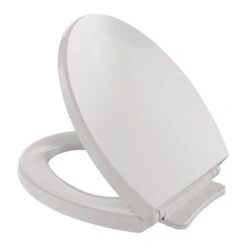 TOTO Seat, Round, Soft, Close, Colonial Whit, With Cover, Polypropylene, Round
