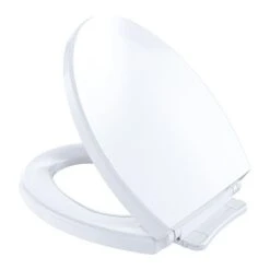 TOTO Toilet Seat, With Cover, Polypropylene, Round, Cotton