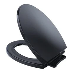 TOTO Seat, Elongated, Soft, Close, Ebony, With Cover, Polypropylene, Elongated
