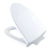 TOTO Toilet Seat, With Cover, Polypropylene, Elongated, White -TOTO Sales Store Z2stKzqcpIx