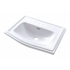 TOTO 4" Mount, Clayton, 4 Ctr Self Rim Lav Cotton, Cotton