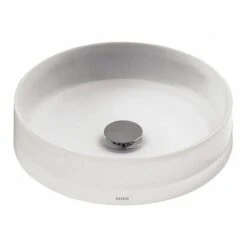 TOTO Epoxy Resin Round Lav, 1534 Vessel With F