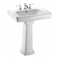 TOTO 8" Mount, Promenade 8 Center Lav, Ped Cotton, Cotton